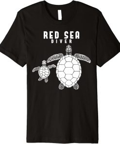 Diving Sea Turtle Egypt Red Sea Diver Premium T-Shirt