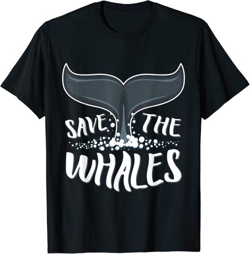 Save the whales orca killer whale art design T-Shirt