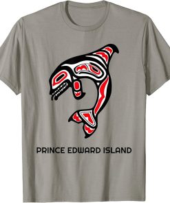 Prince Edward Island Indigenous Orca Killer Whales T-Shirt